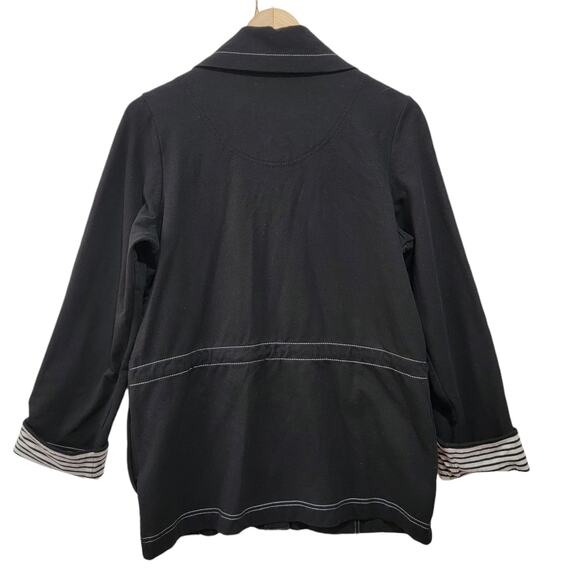 Sport Savvy Womens Black and White Lined Light Jacket Size Small Style A92329 - Picture 9 of 9